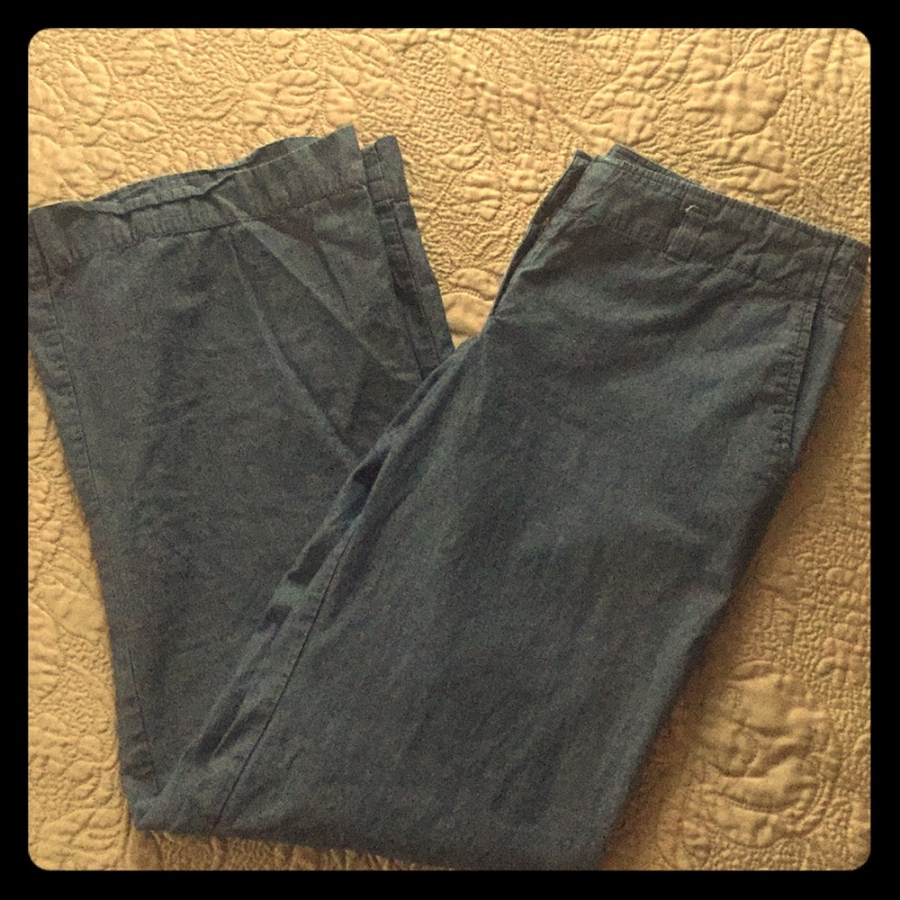 J Crew summer weight chambray pants